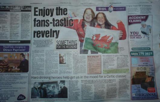 Enjoy the Fans-tastic revelry newspaper article