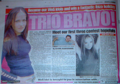Trio Bravo newspaper article
