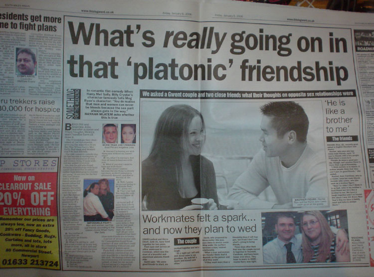 What's really going on in that platonic friendship news article What's really going on in that platonic friendship news article